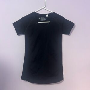 Black V-Neck T-Shirt